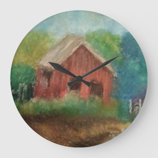 Remember days of past große wanduhr (Vorderseite)