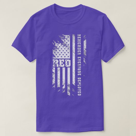 Remember Everyone Veteran Deployed RED Friday (117 T-Shirt (Design vorne)