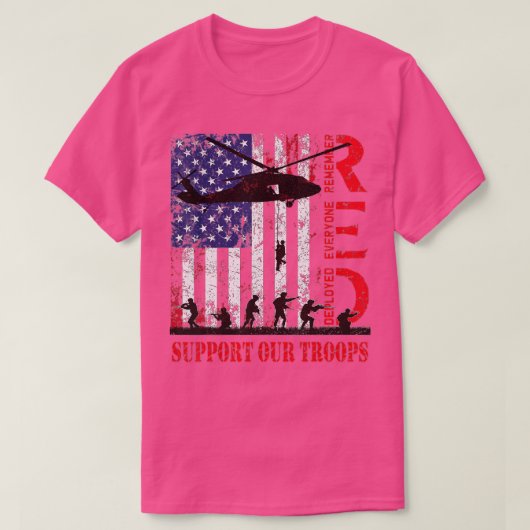 Remember Everyone Veteran Deployed RED Friday 1 (2 T-Shirt (Design vorne)