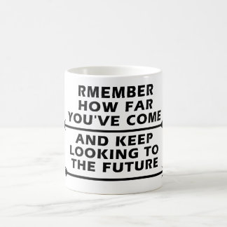 Remember How Far You’ve Come and Keep Looking  Kaffeetasse