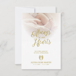 Remember Little Angel Beloved Ones Passed Away Mitteilungskarte