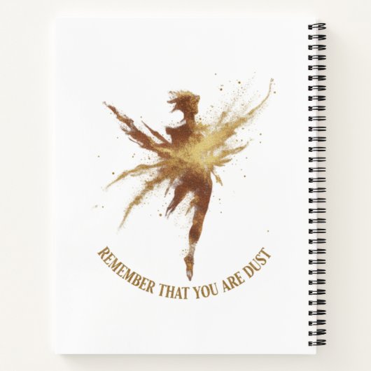 Remember That You Are Dust Notizblock (Rückseite)