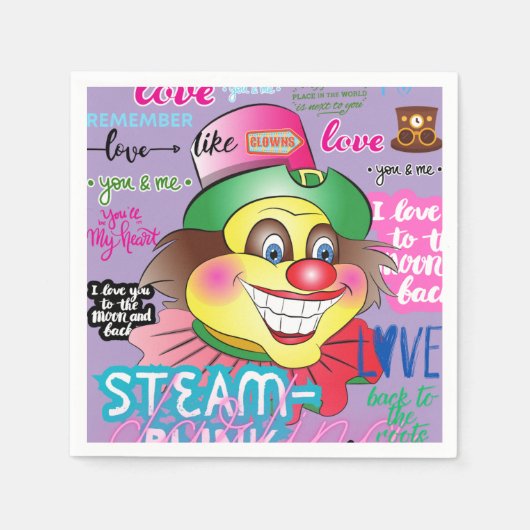 Remember the Clown. Serviette (Vorderseite)