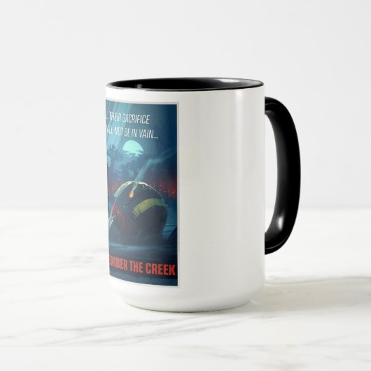 Remember the Creek- Helldivers 2 Tasse (VorderseiteRechts)