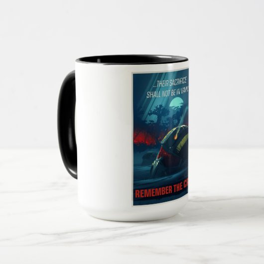 Remember the Creek- Helldivers 2 Tasse (Vorderseite Links)