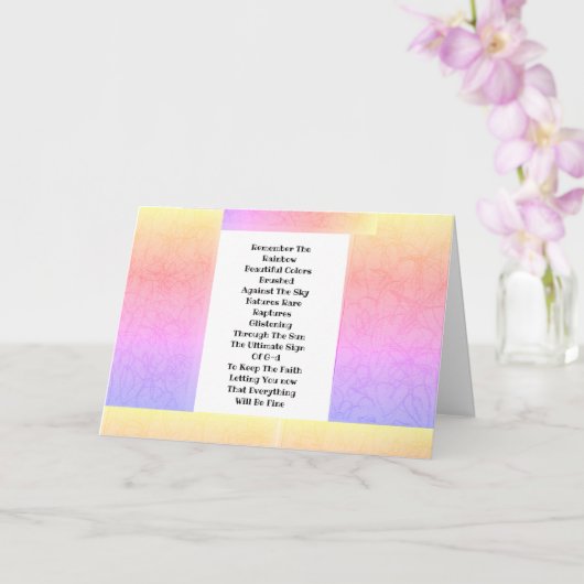 Remember The Rainbow Karte (Orchidee)