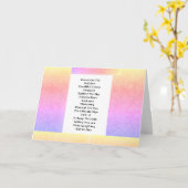 Remember The Rainbow Karte (Gelbe Blume)