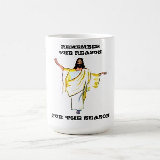 REMEMBER THE REASON, FOR THE SEASON,JESUS KAFFEETASSE (Mittel)