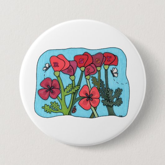 Remember the Resisters Pin Button (Vorderseite)