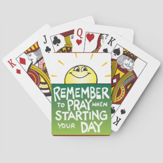 Remember to Pray Everyday Spielkarten