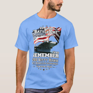 REMEMBER USS Kitty Hawk Veterans T-Shirt