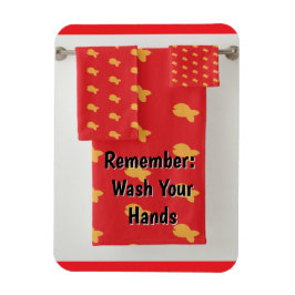 Remember: Wash Your Hands Refrigerator  Magnet
