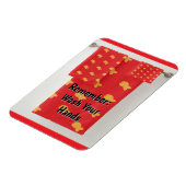 Remember: Wash Your Hands Refrigerator  Magnet (Linke Seite)