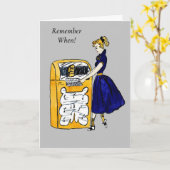 Remember When Card for Senior in Nursing Home Karte (Gelbe Blume)