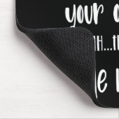 Remember When I Asked Your Onion, Sarcastic Quote Mousepad (Ecke)