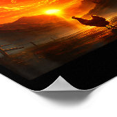 Remember Who Are You Dinosaur Chicken Cool Funny G Poster (Ecke)