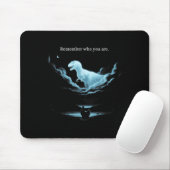 Remember Who Are You Dinosaur Chicken Meme Evoluti Mousepad (Mit Mouse)