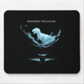 Remember Who Are You Dinosaur Chicken Meme Evoluti Mousepad (Vorne)