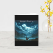 Remember Who You Are Chicken  Karte (Gelbe Blume)