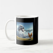 Remember Who You Are Dinosaur Chicken  Kaffeetasse (Links)
