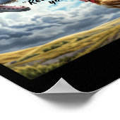 Remember Who You Are Dinosaur Chicken  Poster (Ecke)