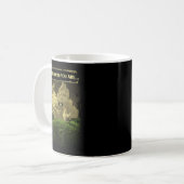 Remember Who You Are Funny Chicken Dinosaur Evolut Kaffeetasse (Vorderseite Links)