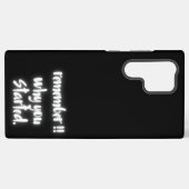 Remember Why You Started Samsung Galaxy Case Hülle (Rückseite (Horizontal))