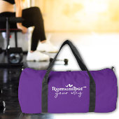 Remember Your Why Gym Gear Duffle Bag