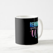 Remember Your Why Gym Motivation Fitness Insration Kaffeetasse (VorderseiteRechts)