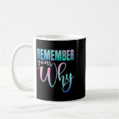 Remember Your Why Gym Motivation Fitness Insration Kaffeetasse (Links)