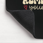Remember Your Why Motivational  Mousepad (Ecke)