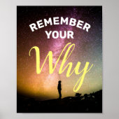 Remember Your Why Poster (Vorne)