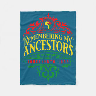 Remembering ancestors juneteenth 1865 pride black fleecedecke