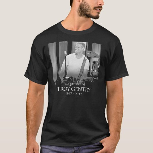 Remembering Troy Gentry & Montgomery Premium T T-Shirt (Vorderseite)