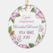 Remembrance Miscarriage, stillborn keepsake   Keramik Ornament (Links)