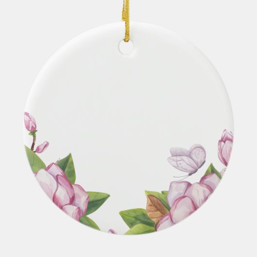 Remembrance Miscarriage, stillborn keepsake Keramik Ornament (Hinten)