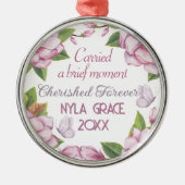 Remembrance Miscarriage, stillborn keepsake   Ornament Aus Metall (Vorne)