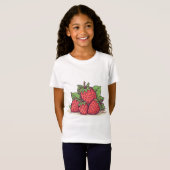 Remera blanca con dibujo T-Shirt (Vorne ganz)