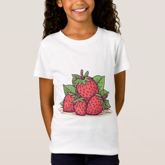 Remera blanca con dibujo T-Shirt (Vorderseite)