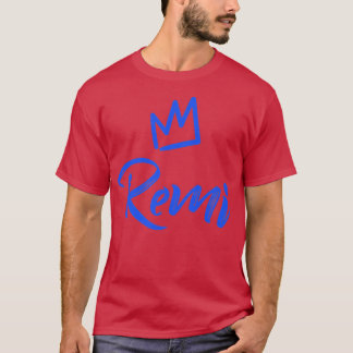 Remi the King Blue Crown & Name for Men als Re T-Shirt