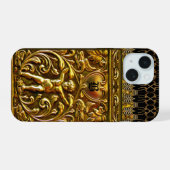 Remiel Cherub Liebe Monogram iPhone 15 Hülle (Rückseite (Horizontal))
