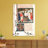 Remigius Bischof von Rheims Leinwanddruck (Insitu (Wohnzimmer))