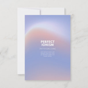 Reminder against stress Flat Thank You Card Dankeskarte