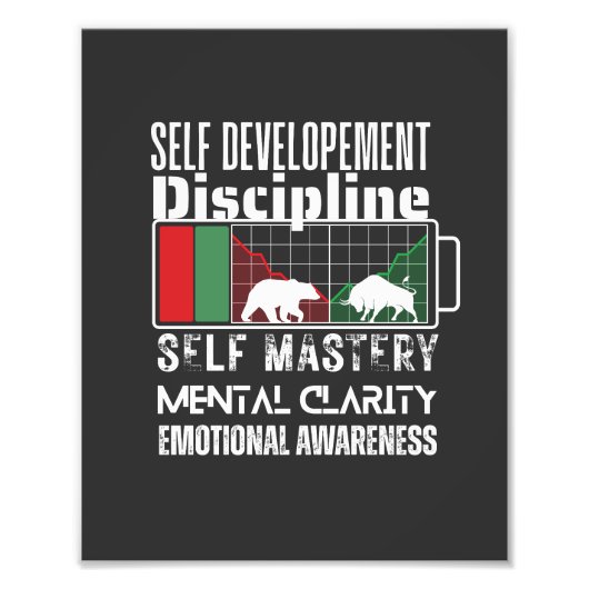 Reminder and motivation | Forex mindset Fotodruck (Vorne)