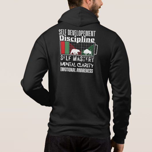 Reminder and motivation | Forex mindset Hoodie (Rückseite)