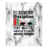 Reminder and motivation | Forex mindset | Marble Fotodruck (Vorne)