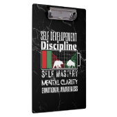 Reminder and motivation | Forex mindset | Marble Klemmbrett (Rechts)