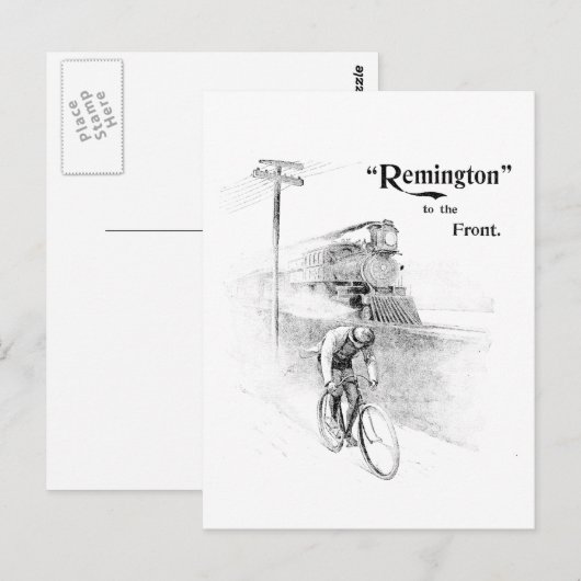 Remington Bicycles Postkarte (Vorne/Hinten)