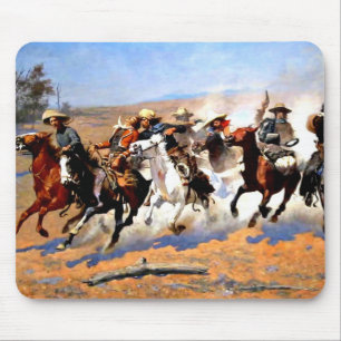 Remington - Ein Ansturm auf das Holz Mousepad