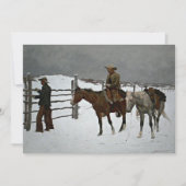 Remington - Fall des Cowboy, Karte (Vorderseite)